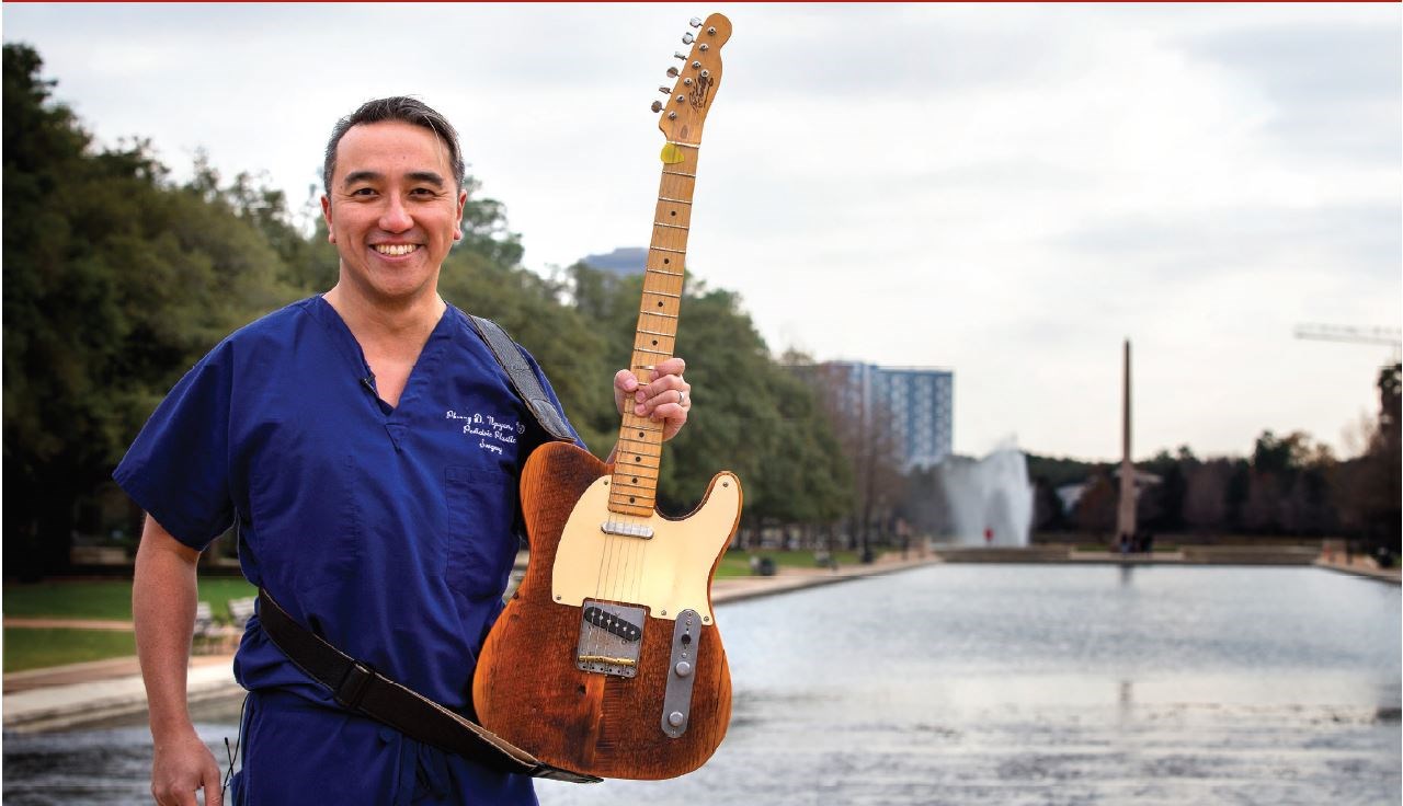 Dr. Nguyen at Hermann Park, Houston, TX. Photo by Cody Duty.